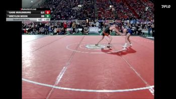 3A 126 lbs Quarterfinal - Gabe Muilenburg, Glenns Ferry vs Breylon Moon, Ririe