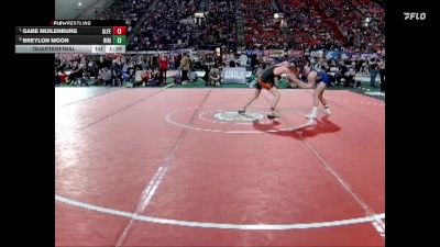 3A 126 lbs Quarterfinal - Gabe Muilenburg, Glenns Ferry vs Breylon Moon, Ririe