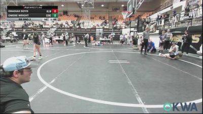 64-67 lbs Rr Rnd 3 - Obadiah Boyd, Harrah Little League Wrestling vs Omere Wright, D3 Wrestling Cluib