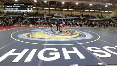 113 lbs Quarterfinal - Deacon McShane, East Providence vs Cole Lemovitz, Ponaganset