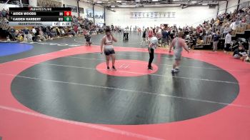 125 lbs Quarterfinal - Caiden Harbert, West Liberty vs Aiden Woods, Marian