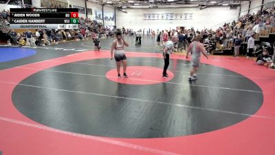 125 lbs Quarterfinal - Caiden Harbert, West Liberty vs Aiden Woods, Marian