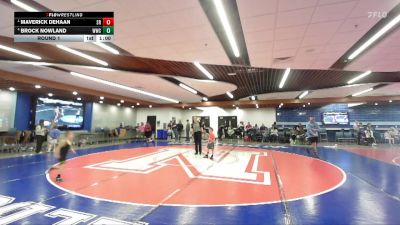 40 lbs Round 1 - Maverick DeHaan, Shootbox Rigby vs Brock Nowland, Warhawk Wrestling Club
