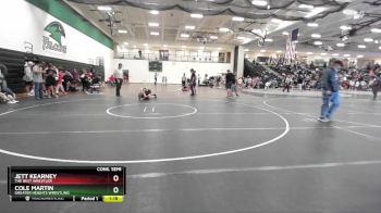 80 lbs Cons. Semi - Cole Martin, Greater Heights Wrestling vs Jett Kearney, The Best Wrestler