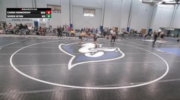 184 lbs Champ. Round 2 - Caden Kenworthy, Muskingum vs Soren Wynn, McDaniel