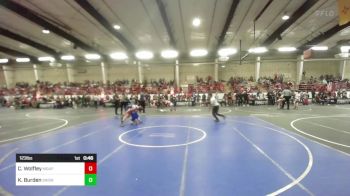 123 lbs Consi Of 16 #2 - Connor Wolfley, Moapa Valley vs Krew Burden, Snowflake Lobos