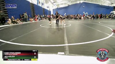 64 lbs Cons. Round 2 - Cash Stahlheber, Topeka Blue Thunder vs Ace Kolich, Piper