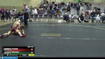 105 lbs Quarterfinal - Jamison Gregory, Pinckney vs Andrew Tucker, Pack Elite