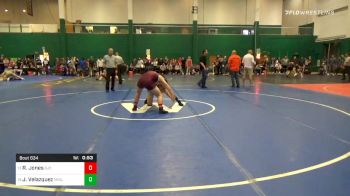 170 lbs Consolation - Ronnie Jones, St Joesphs Collegiate vs Joseph Velazquez, Middletown