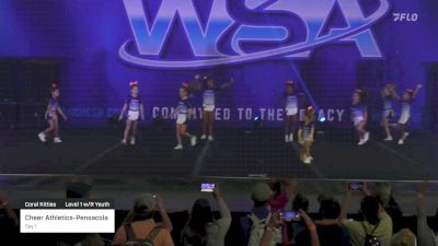 Cheer Athletics-Pensacola - Day 1 [2023 Coral Kitties Level 1 w/R Youth] 2023 WSA Grand Nationals