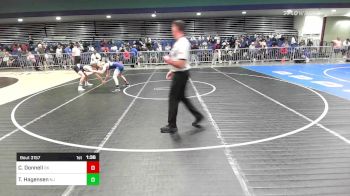 113 lbs Consi Of 32 #1 - Cash Donnell, OK vs Tyeler Hagensen, NJ