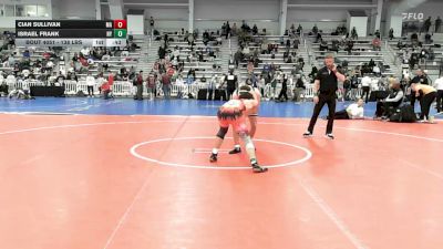 138 lbs Consi Of 128 #2 - Cian Sullivan, MA vs Israel Frank, NY