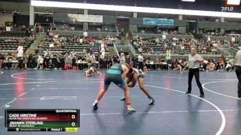 160 lbs Quarterfinal - Jshawn Sterling, Ready RP Nationals vs Cade Hirstine, Black Fox Wrestling Academy