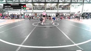 101-110 lbs Quarterfinal - Andy Suh, Built By Brunson vs Griffin Diehl, PSF Wrestling Academy