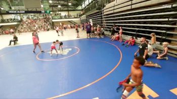 52-57 lbs Round 2 - Reese Alger, Taylorville Wrestling Club vs Penelope Flores, Cory Clark Wrestling