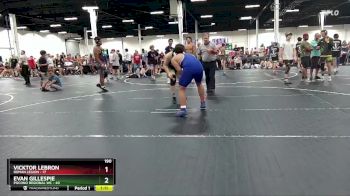 190 lbs Round 3 (8 Team) - Evan Gillespie, Pocono Regional WC vs Vicktor Lebron, Roman Legion