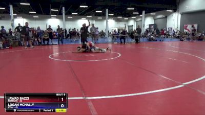 110 lbs Round 2 (8 Team) - Jawad Bazzi, Michigan vs Logan McNally, Utah