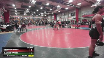 235 lbs Quarterfinal - Isabelle Mandel, Etiwanda vs Jasmin Taulanga, Corona