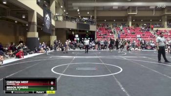 76 lbs Round 5 (6 Team) - Christian West, $nowmen vs Brison Romero, Duran Elite