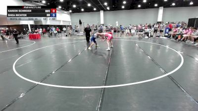 126 lbs Kaison Schreier, Team Missouri vs Shea Richter, South Dakota Blue