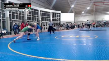 140 lbs Cons. Round 4 - Samantha Young, Clyde High School vs Kelsey Denholm, Medina Highland
