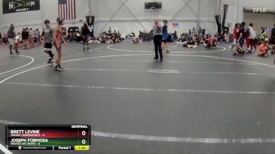 98 lbs Semis (4 Team) - Joseph Formosa, Pirates WC White vs Brett Levine, Savage Underworld