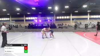 126 lbs Semifinal - Azuan Gonzales-Rice, Inland Elite WC vs Nathan Itchon, Silverback WC