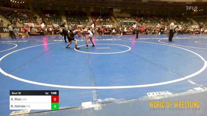 96 lbs Round Of 16 - Avery Rios, Lions Wrestling Academy vs Bentley ...