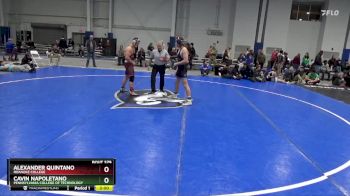 157 lbs 5th Place Match - Alexander Quintano, Roanoke College vs Cavin Napoletano, Pennsylvania College Of Technology