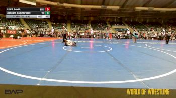 76 lbs Consi Of 16 #2 - Luca Pavia, Monster Garage vs Joshua Gustafson, Top Rank Hammers