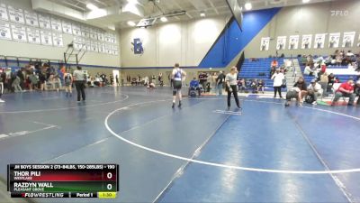 190 lbs Semifinal - Thor Pili, Westlake vs Razdyn Wall, Pleasant Grove