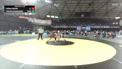 Boys 1B/2B 175 5th Place Match - Nathan Rasmussen, Selkirk vs Josiah Beiter, Cle Elum