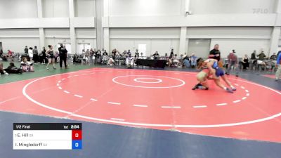 120 kg 1/2 Final - Evey Hill, Ga vs Isabella Mingledorff, Ga