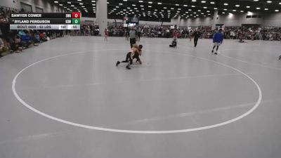 63 lbs Champ. Rd Of 32 - Sawyer Comer, Sebolt Wrestling Academy vs Ryland Ferguson, King Select Wrestling