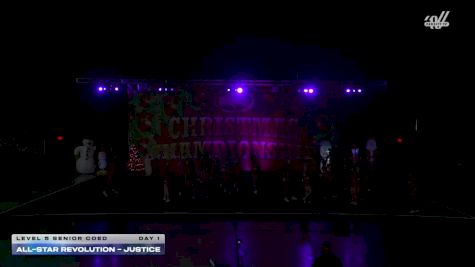 All-Star Revolution - Justice [2025 L5 Senior Coed Day 1] 2025 Cheer Power Holiday Showdown Houston