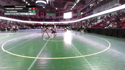 165 lbs Champ. Round 1 - Benjamin Gregory, Centennial vs Kai Herrera, Kuna