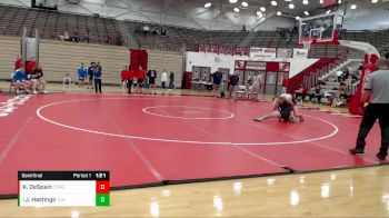 170 lbs Semifinal - James Hastings, Terre Haute North vs Keller DeSpain, Columbus North