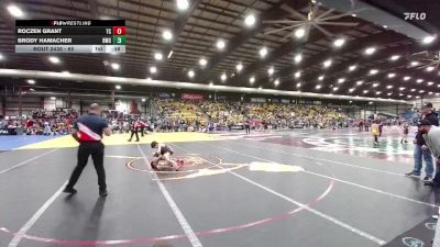 65 lbs Cons. Semi - Brody Hamacher, Dickinson Wrestling Club vs Roczen Grant, Team Champs