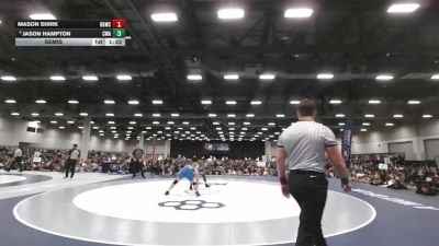 132 lbs Semis - Mason Shirk, Big Game Wrestling Club vs Jason Hampton, Callan Wrestling Academy