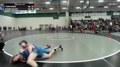 165 lbs Cons. Round 2 - Xander Wilson, Unaffiliated vs John Gagen, Shawnee Mission East