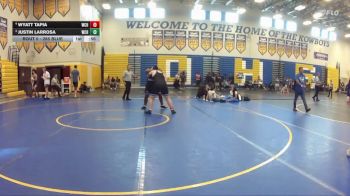 285 Blue 3rd Place Match - Wyatt Tapia, Wellington Community Hs vs Justin Larrosa, Wellington Community Hs