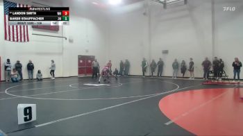 106 lbs Champ. Round 1 - Landon Smith, Whiteland vs Baker Stauffacher, Zionsville