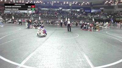 45 lbs Round Of 16 - Bryson Grossman, Pohatcong vs Thomas Rinaldi, Mahwah