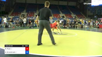 100 lbs Cons 64 #2 - Rhett Peak, Oklahoma vs Kaden Ercanbrack, Utah