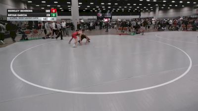 138 lbs Cons. Sub-quarters - Berkley Behrens, Beast Mode Wrestling vs Bryan Garcia, Eagle Empire Wrestling