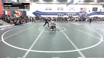 120 lbs Champ. Round 2 - Aram Yaghiazaryan, Birmingham Charter vs Alex Ruiz, Corona