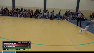 70 lbs Cons. Round 3 - Bain Leonhart, NEIWC vs Mason Winslow, Minneapolis Wrestling Club