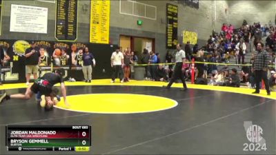 135 lbs Cons. Round 3 - Jordan Maldonado, Elite Team USA Wrestling vs Bryson Gemmell, Burton