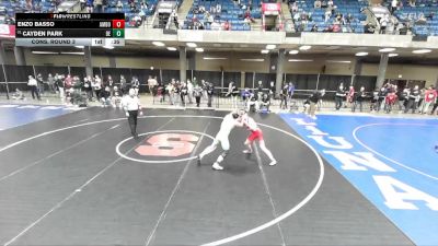 132 lbs Cons. Round 3 - Cayden Park, Washington vs Enzo Basso, Lincolnway East