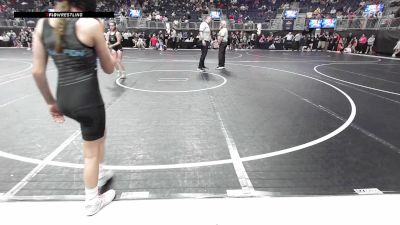 77.8-84.4 lbs Quarterfinal - MaKinley McNabb, Chickasha Youth Wrestling vs Nellie Dunlop, East Kansas Eagles